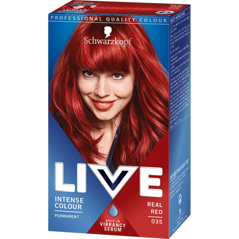 Schwarzkopf Live Color 035 hair colour Red