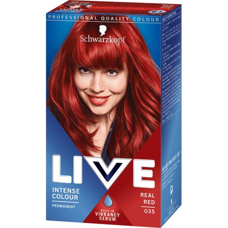 Schwarzkopf Live Color 035 couleur de cheveux Rouge