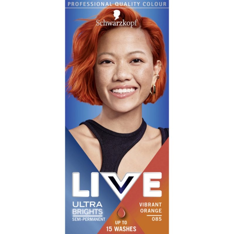 Schwarzkopf Live 5012583212218 couleur de cheveux Orange