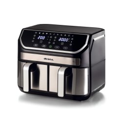 Ariete 4625/00 Double 9 L Stand-alone 2100 W Hot air fryer Stainless steel
