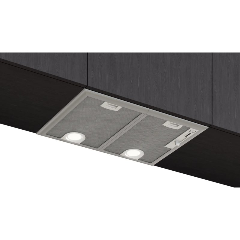 Siemens iQ300 LB55566 hotte Intégré Métallique, Argent D 604 m³/h