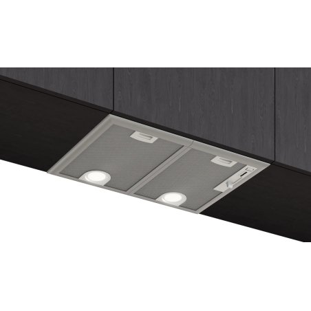 Siemens iQ300 LB55566 hotte Intégré Métallique, Argent D 604 m³/h