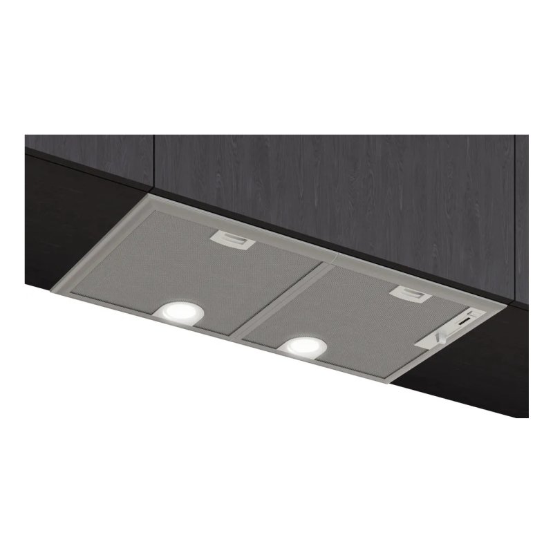 Siemens LB75566 hotte Intégré Métallique, Argent D 614 m³/h