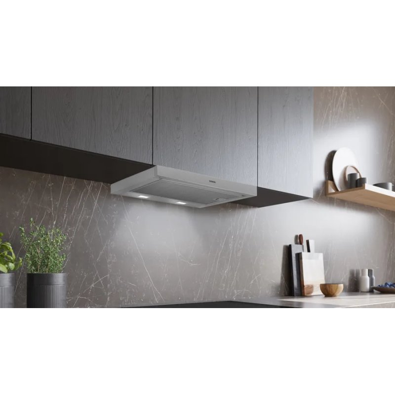 Siemens iQ100 LI63LB526 cooker hood Built-in Silver C 351 m³/h