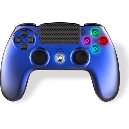 Trade Invaders - Wireless Controller 3,5 mm jack slot - PS4 (Metal Blue)