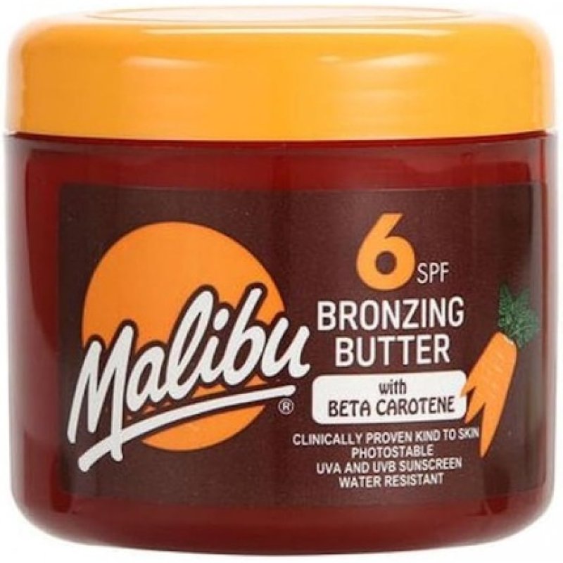 Malibu Sun SPF 6 Bronzing Tanning Body Butter with Beta Carotene 300ml
