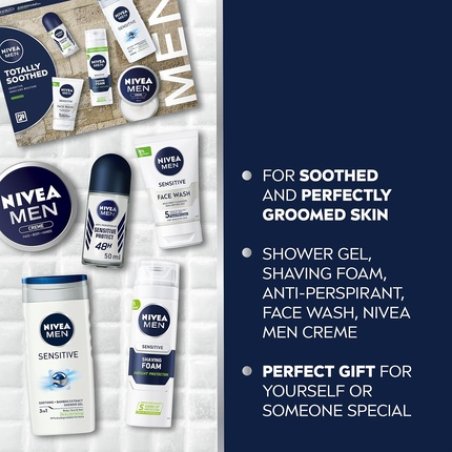 Nivea Men Totally Soothed Gift Set 5 Products - Men's Skincare