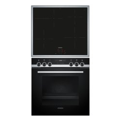Siemens HE517BBS4 EI645CFB6E set d'appareils de cuisine Plaque avec zone à induction Four électrique