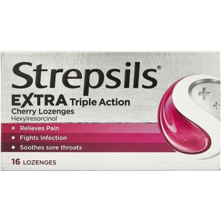 Dianal Boutique Extra Triple Action Cherry Lozenges 16 Ct