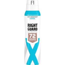 Right Guard Women's Deodorant Xtreme Cool 72 Hour High Performance Anti-Perspirant Aerosol Spray No White Residue