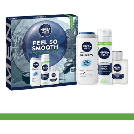 Nivea Men Feel So Smooth Skincare Gift Set - 3 Products