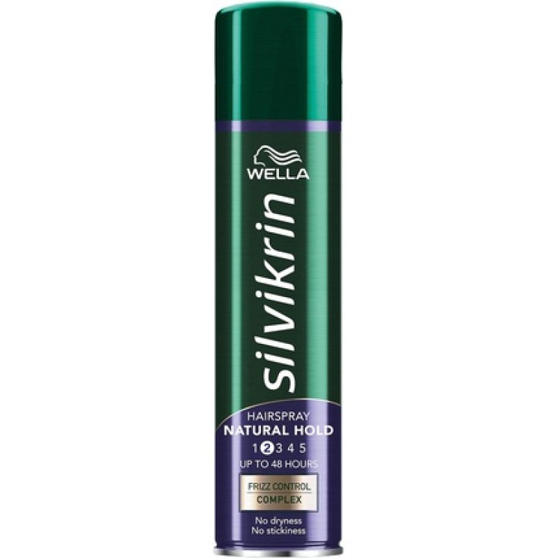 Wella Silvikrin Natural Hold Hairspray 400ml Unscented