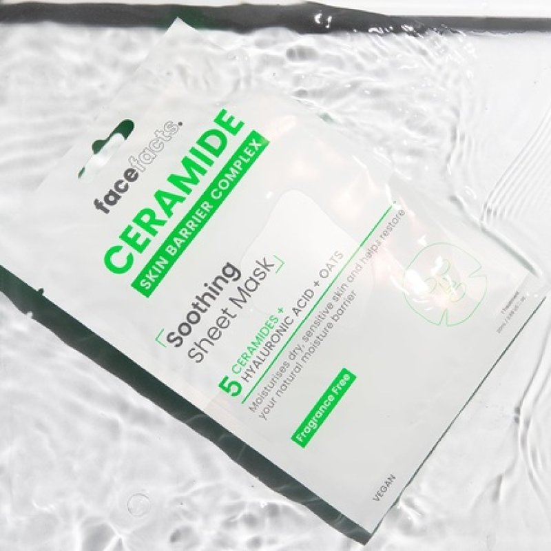 Ceramide Soothe & Protect Gift Set Soothing Sheet Mask and Moisturizing Gel Cream