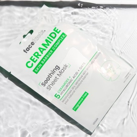 Ceramide Soothe & Protect Gift Set Soothing Sheet Mask and Moisturizing Gel Cream