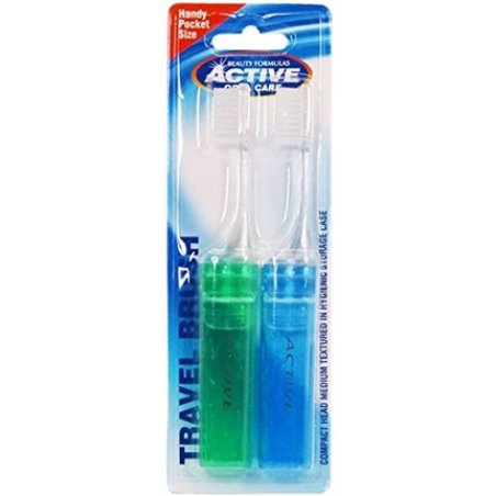 Beauty Formulas Active Oral Care Travel Toothbrushes
