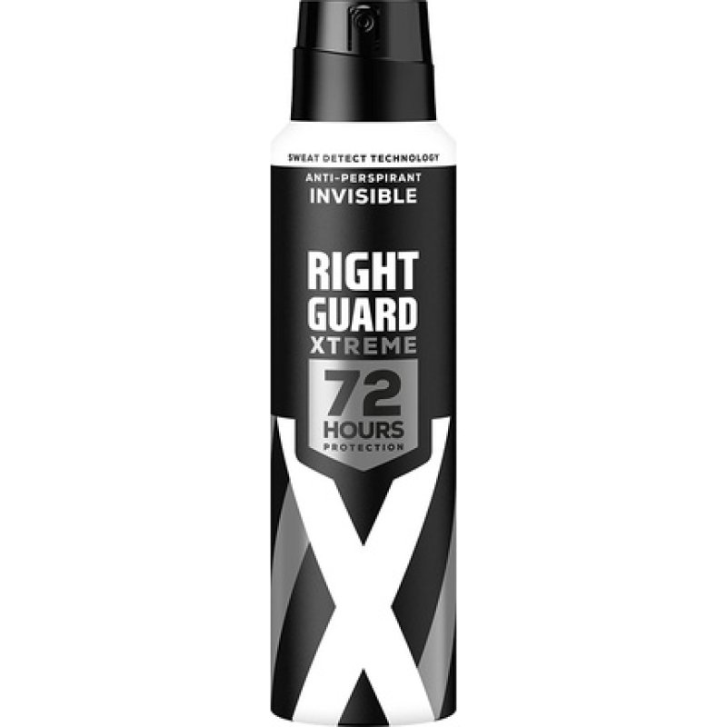 Right Guard Deodorant Men Xtreme Invisible Spray 150ml