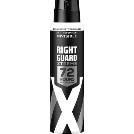 Right Guard Deodorant Men Xtreme Invisible Spray 150ml