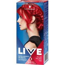 LIVE Color XXL Ultra Brights or Pastels Semi-Permanent Hair Color Pillar Box Red 92
