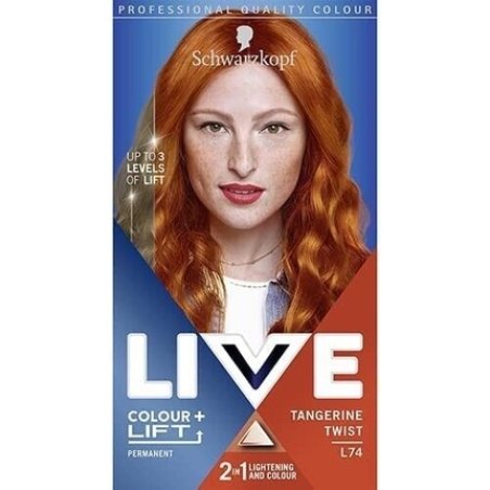 Schwarzkopf Live Permanent Colour Lift L74 Tangerine Twist
