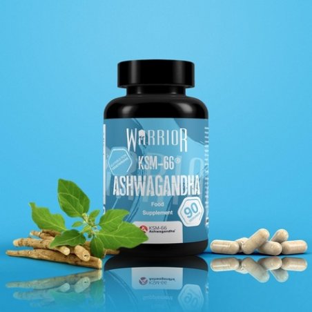 Warrior Ashwagandha KSM 66 Root Extract 300mg Suitable for Vegetarians 90 Capsules
