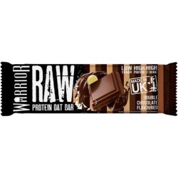 Warrior Raw Protein Bars 12 Pack of 75g Oat Bar Flapjacks High Fibre Low Sugar