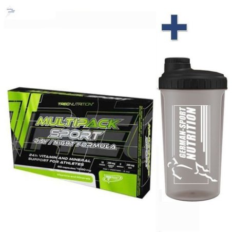 Sport Multivitamin Mineral Multipack with Ginseng, Zinc, Coenzyme Q10 - 60 Capsules