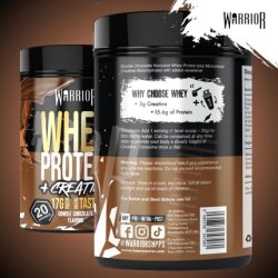 Warrior Whey Protein Powder with Creatine 500g Sports Nutrition Shake for Muscle