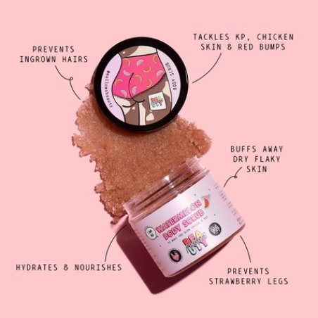 Mallows Beauty Watermelon Pink Himalayan Body Scrub Exfoliating