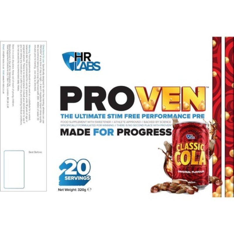 Hr Labs Proven Ultimate Stim-Free Performance Pre Workout Powder