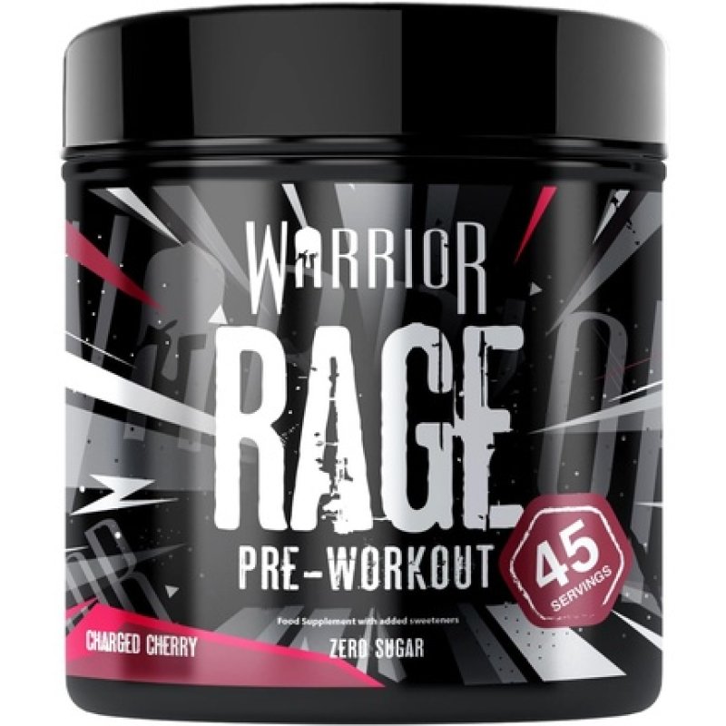 Warrior Rage Preworkout Powder 392g with Creatine Gluconate and Vitamin C