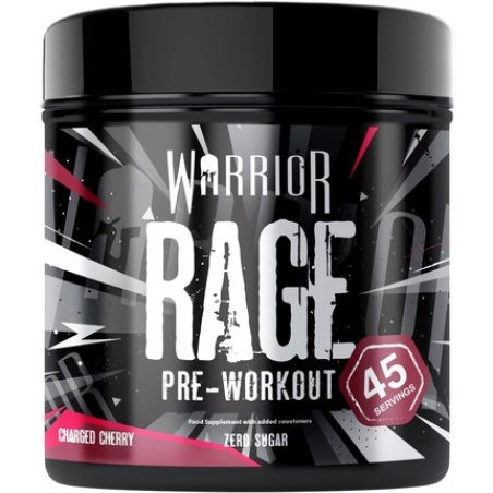 Warrior Rage Preworkout Powder 392g with Creatine Gluconate and Vitamin C