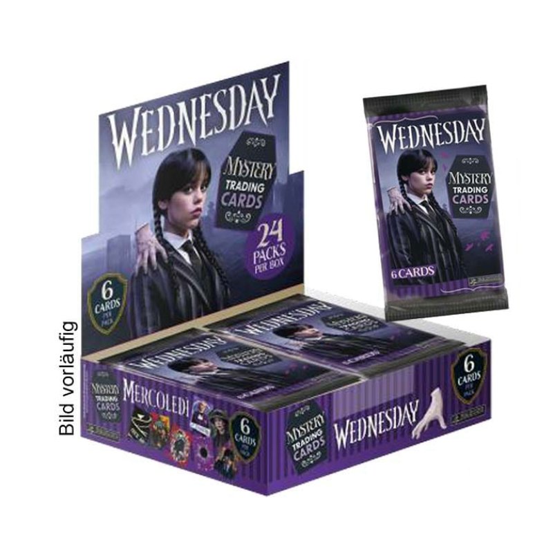 Wednesday Trading Cards Flow Pack Box (24)
