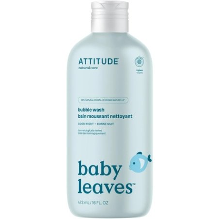 Attitude Bubble Bath and Body Wash for Baby EWG Verified Dermatologically