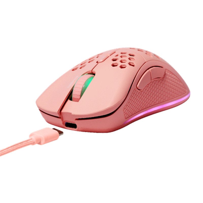 Deltaco Gaming GAM-120-P mouse Right-hand RF Wireless USB Type-C Laser 4800 DPI