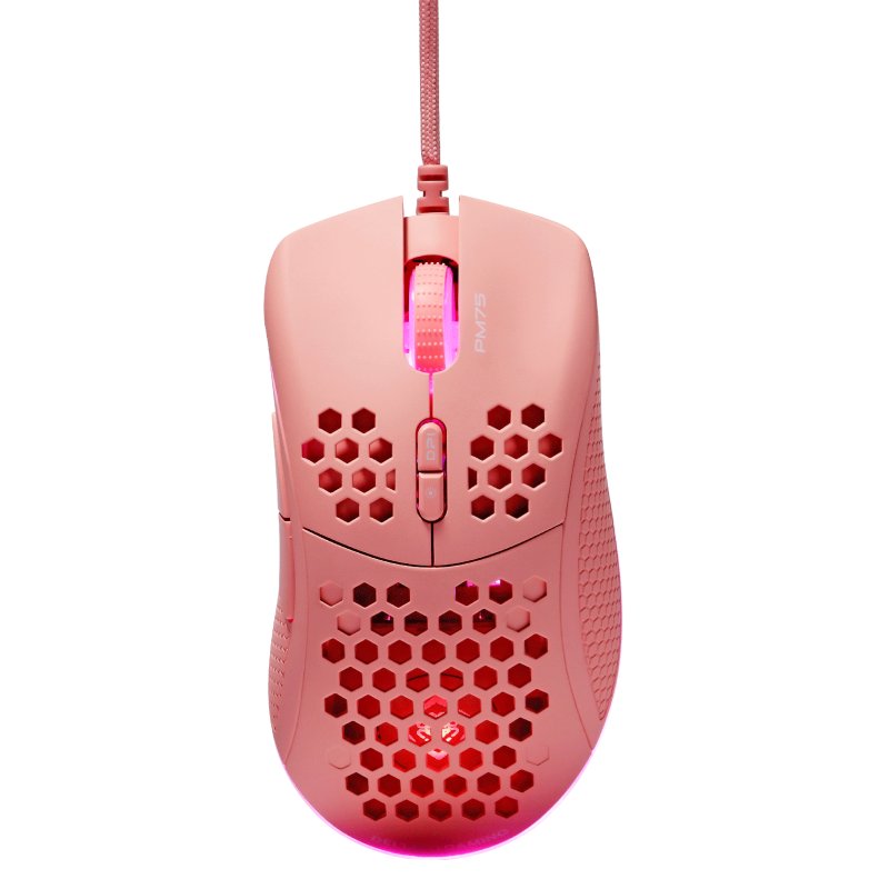 Deltaco Gaming GAM-108-P souris Droitier USB Type-A Optique 6400 DPI