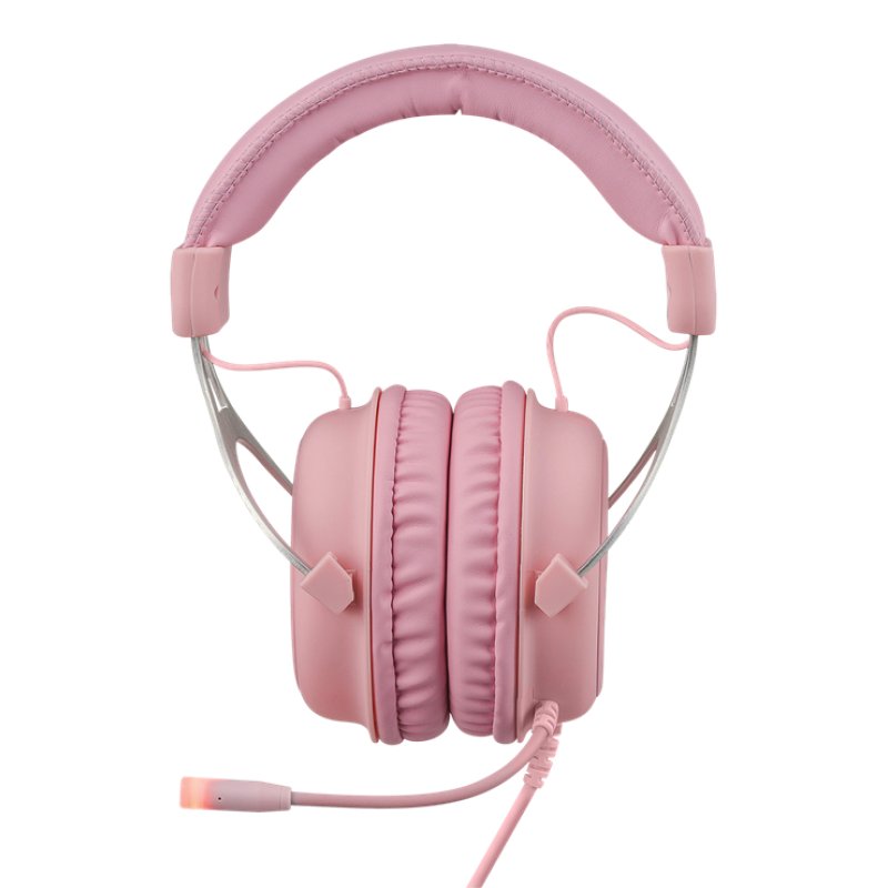 Deltaco Headset Gaming Stereo Klinke LED pink
