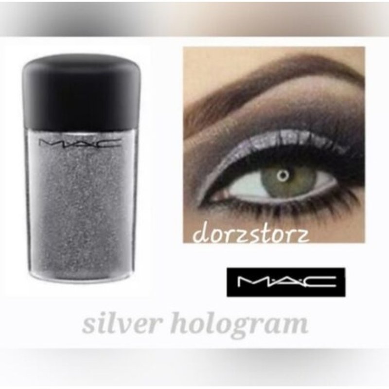 Mac Glitter Brilliants Eyeshadow Silver Hologram 0.15 Oz