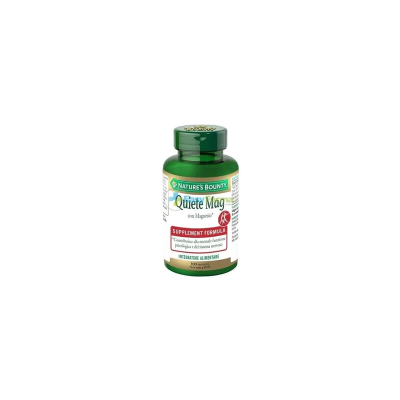 Nature's Bounty Quiete Mag Magnesium Supplement For Fatigue - 100 Tablets