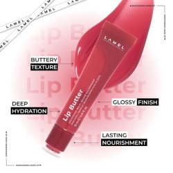Lamel Nourishing Tinted Lip Butter Hydrating Formula with Cocoa