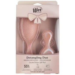 Wet Brush Original Detangler & Mini Hair Brush Bronze Iridescence