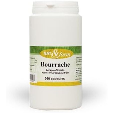 Naturally Borage Oil with Vitamin E 360 Capsules