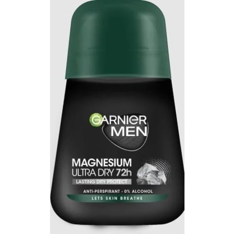 Garnier Men Magnesium Ultra Dry Antiperspirant Roll-On Lasting Dry Protect