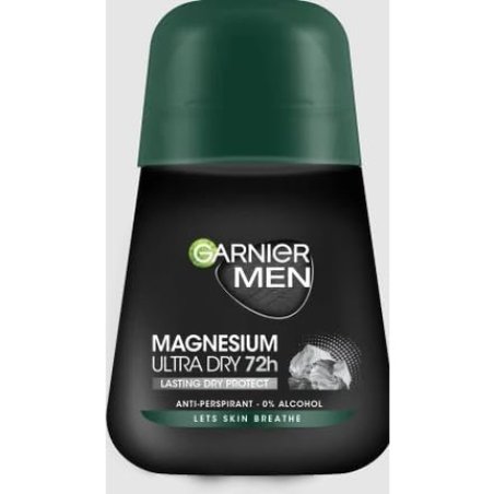 Garnier Men Magnesium Ultra Dry Antiperspirant Roll-On Lasting Dry Protect
