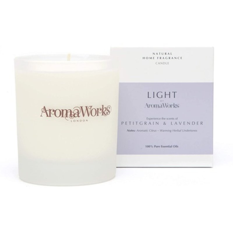 Light Candle- Petitgrain And Lavander