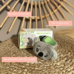 Alphanova Sante Bobo Le Koala Soft Ice Cube Anti-Blue and Bump Grey