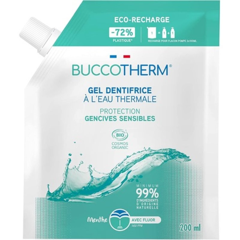 Buccotherm Sensitive Gums Organic Toothpaste Reduces Bleeding