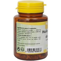 Nat & Form Pumpkin Seed Oil Food Supplement 200 Capsules