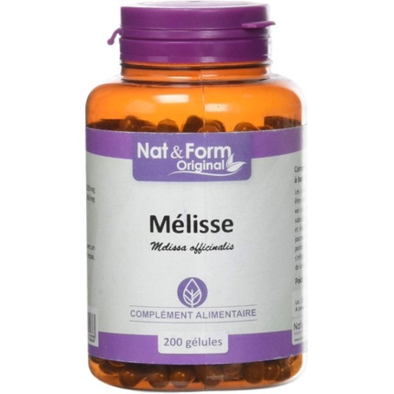 Lemon Balm Herbal Supplement 200 Capsules