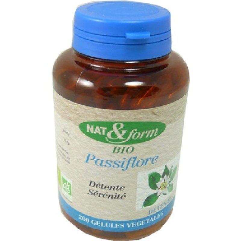 Nat&Form Passionflower Relaxation 200 Vegetable Capsules