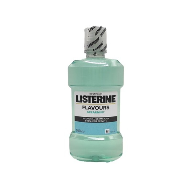 Listerine Mouthwash Spearmint 500 Ml
